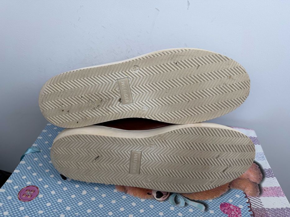 Tommy Hilfiger Premium Leather Cupsole Cognac''оригинални сникърси