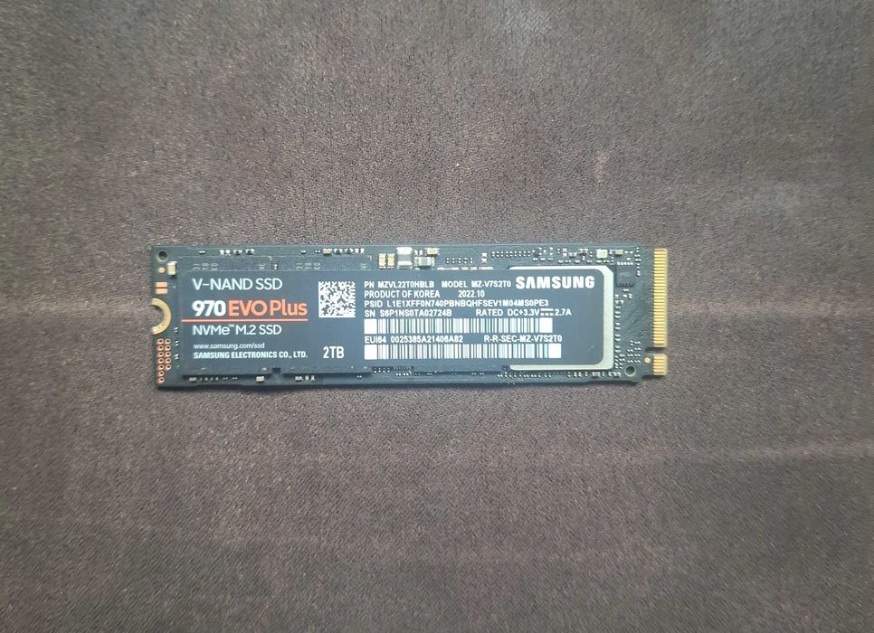 SSD Samsung 970 EVO Plus, 2TB, NVMe