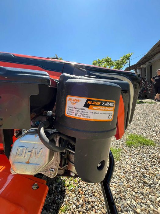 Motocultor multifunctional Ruris 732ACC + remorca si accesorii in garantie