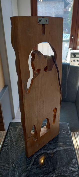 Veioza,lampa de veghe din lemn masiv