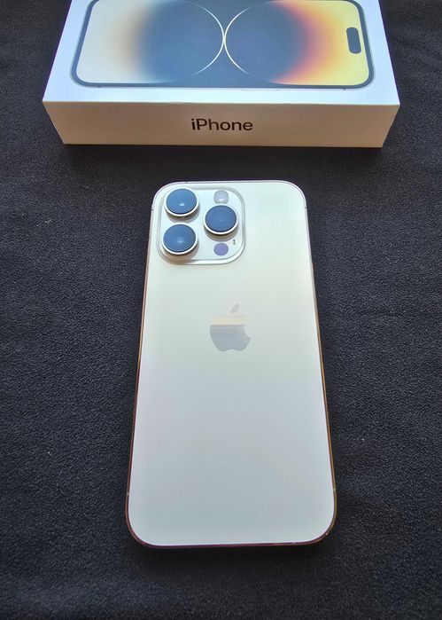 iPhone 14 pro - 128 gb - Gold - Изключително запазен