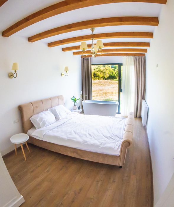 Inchiriez cabana moderna cu piscina/ciubar/sauna Sibiu/Hamba Grosser Raw