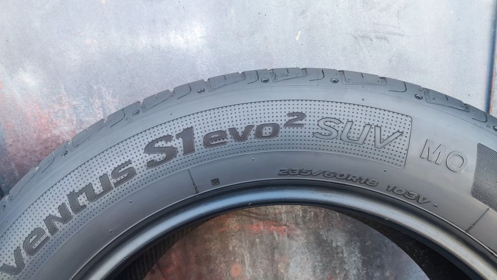 4бр. летни гуми 235/60/18 Hankook Ventus S1 evo 2, SUV , MO
7mm
dot23