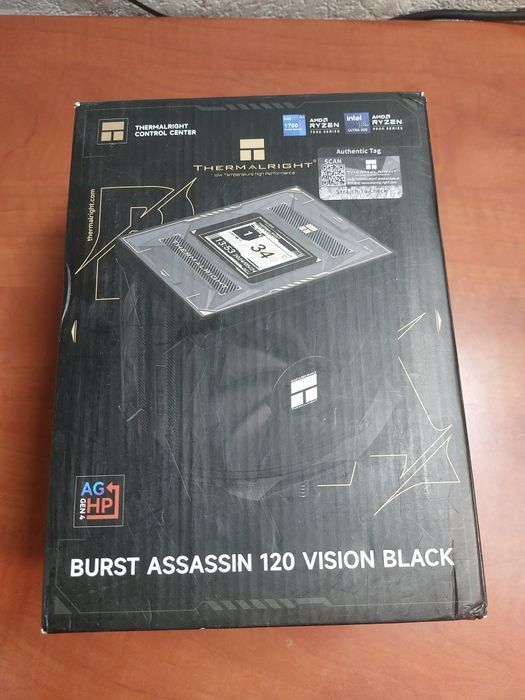 Cooler cpu display custom Thermalright Burst Assasin 120 Vision black