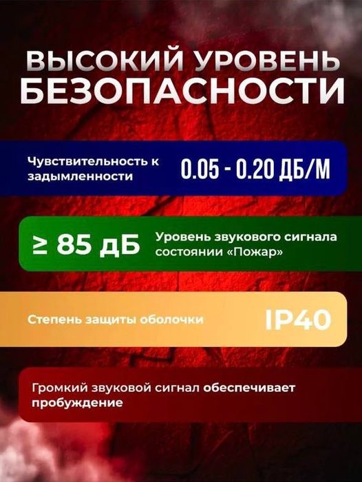 Пожарный ДАТЧИК ДЫМА самые низкие цены