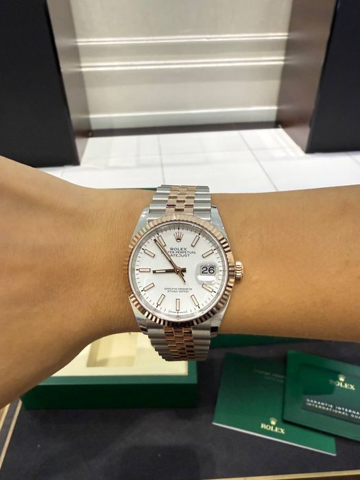 NEW Rolex Datejust 36mm Steel anf Everose gold