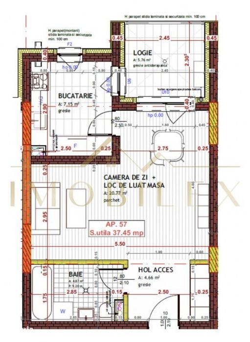 Apartament 1 camera, semifinisat, bloc nou, zona Tineretului