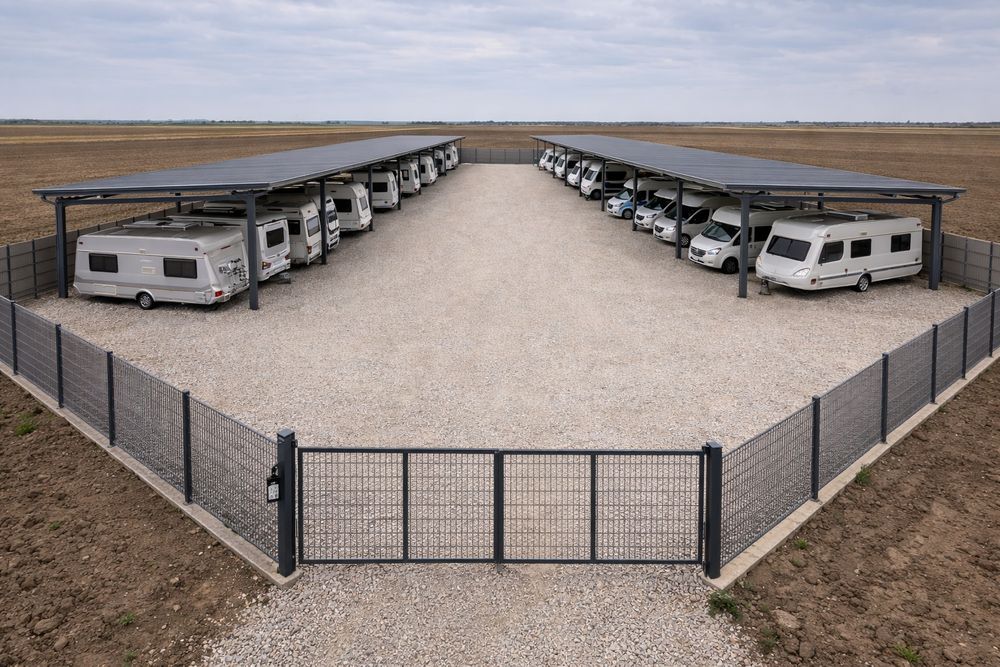 Parcare acoperita/hotel rulote si autorulote