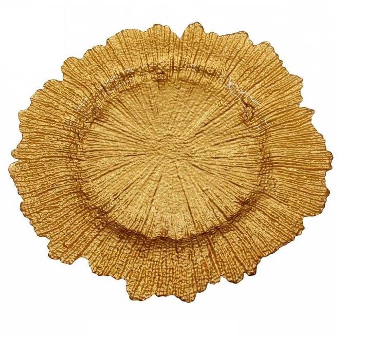 Platou suport sticla 33 cm, farfurii suport evenimente nunți FRUNZĂ