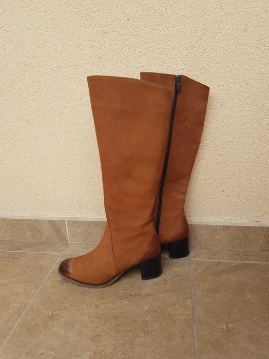 Дамски ботуши - естествена кожа