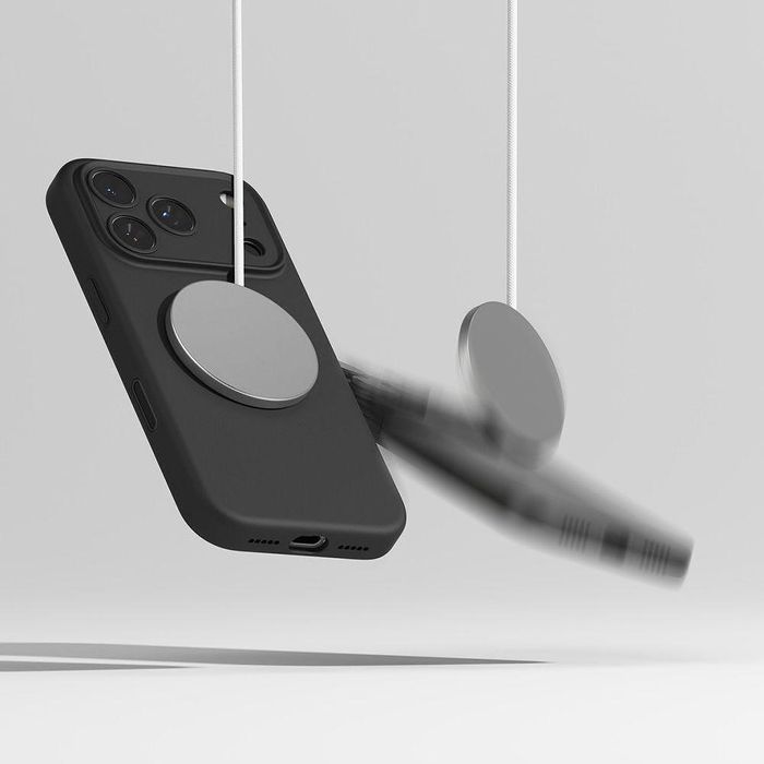 Ringke silicone magsafe калъф за iphone 17 pro – черен