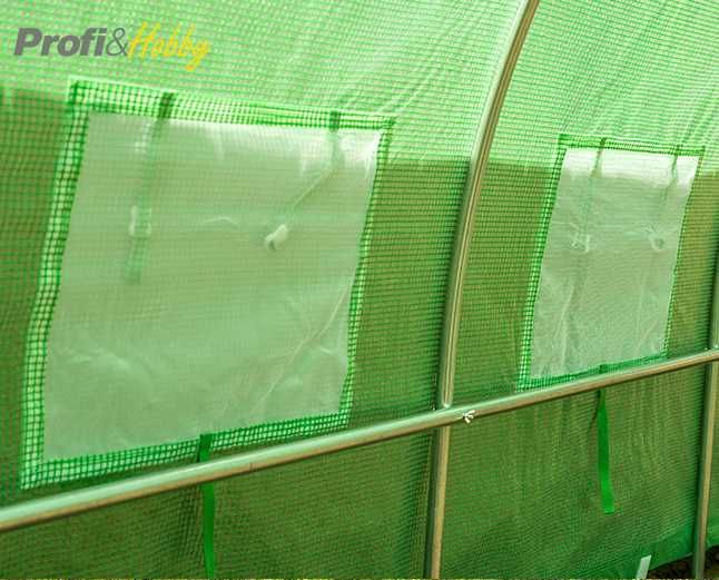 Оранжерия 3х7х2м 21кв армиран PE 180g/m2 Парник