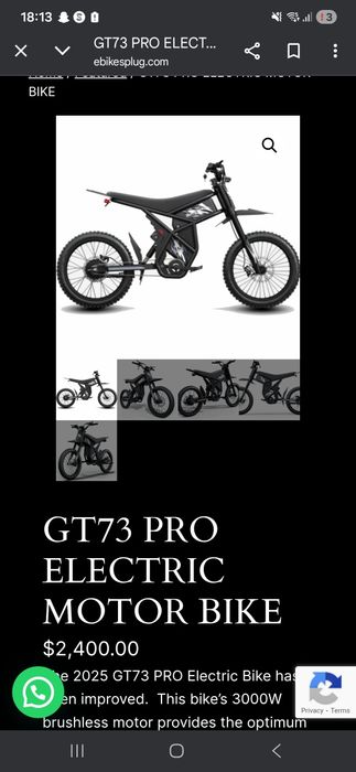GT73 Pro Riding Times – електрически офроуд мотор (Американски модел)