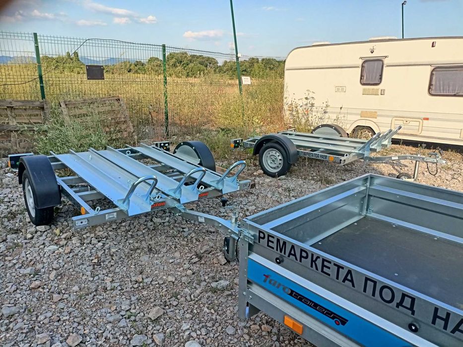 Ремарке за 3 моторта / ПОД НАЕМ