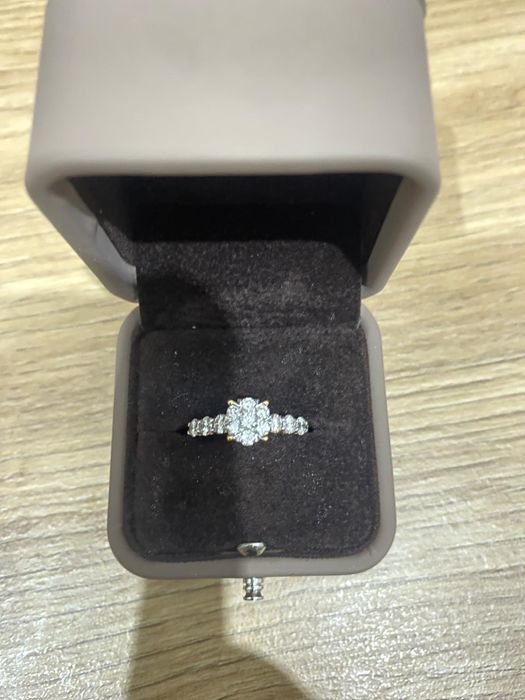 VandI / Schimb inel de logodna Teilor din aur 18k cu diamante