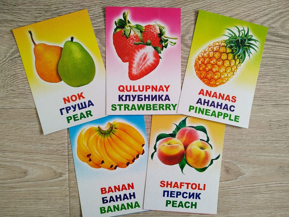 Развивающие карточки для детей, 9 комплектов за 20 тыс.