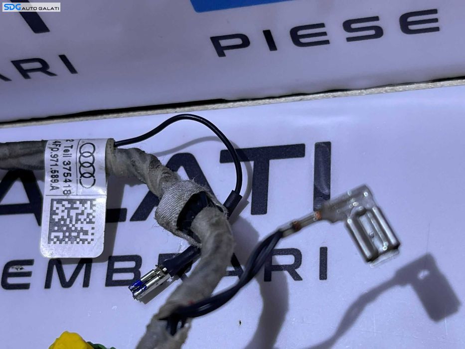 Cablaj Instalatie Electrica Airbag Volan Multifunctional cu Comenzi Audi A6 C6 2005 - 2011 Cod 4F0971589A [B4001]