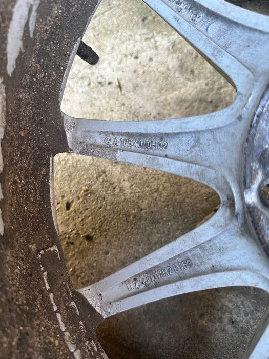 Джанти Mercedes 17 5х112 и дълги болтове за джанти.