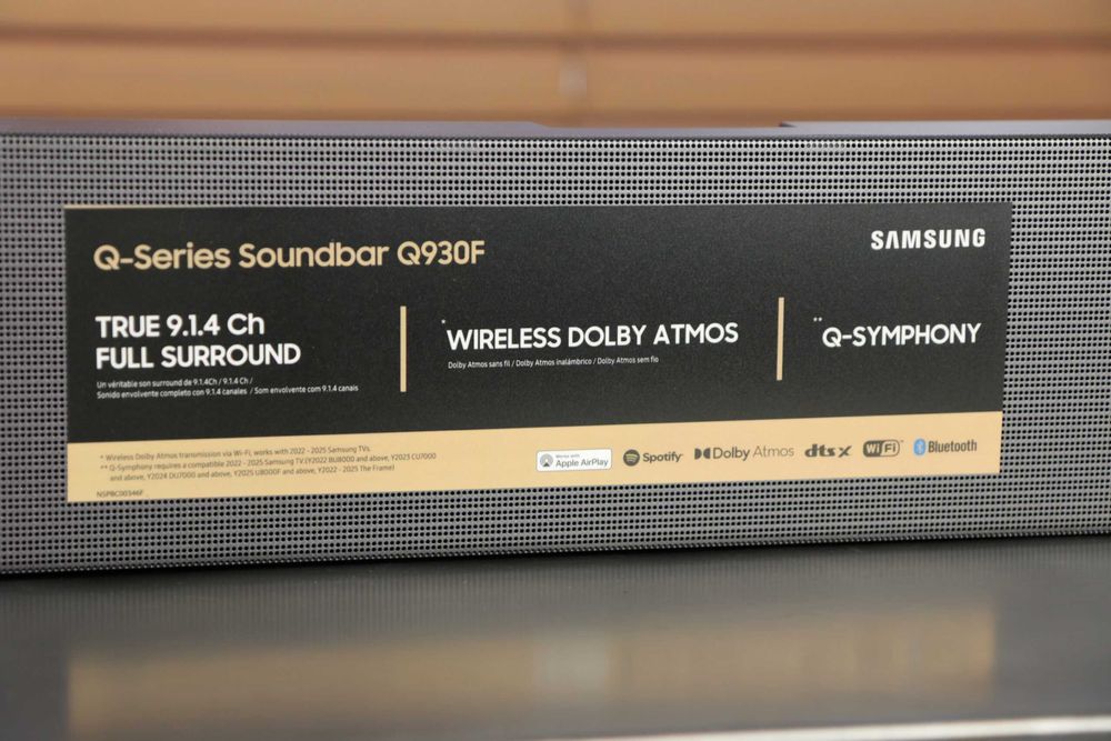 2025 SAMSUNG HW-Q930F WI-FI, БЕЗЖИЧЕН СУБУФЕР Soundbar система