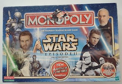 Joc boardgame Monopoly Star Wars ep2, editie de colectie