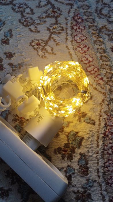 Продам новогодние герлянды шторы