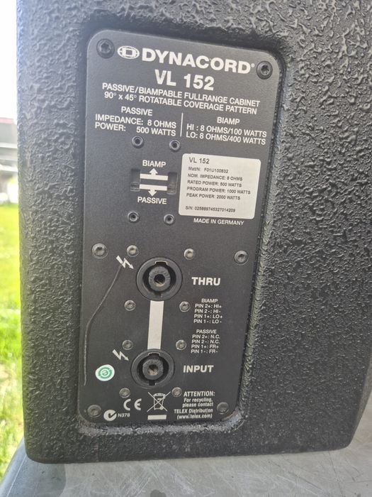 Dynacord Vl152 originale
