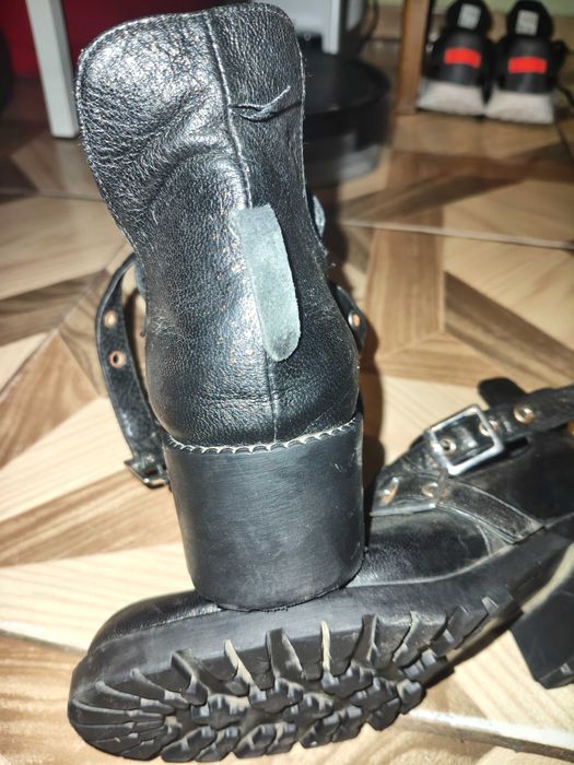 Pantofi trendy piele negru bronz 37/38