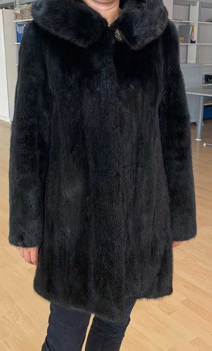 Шуба цельная норка