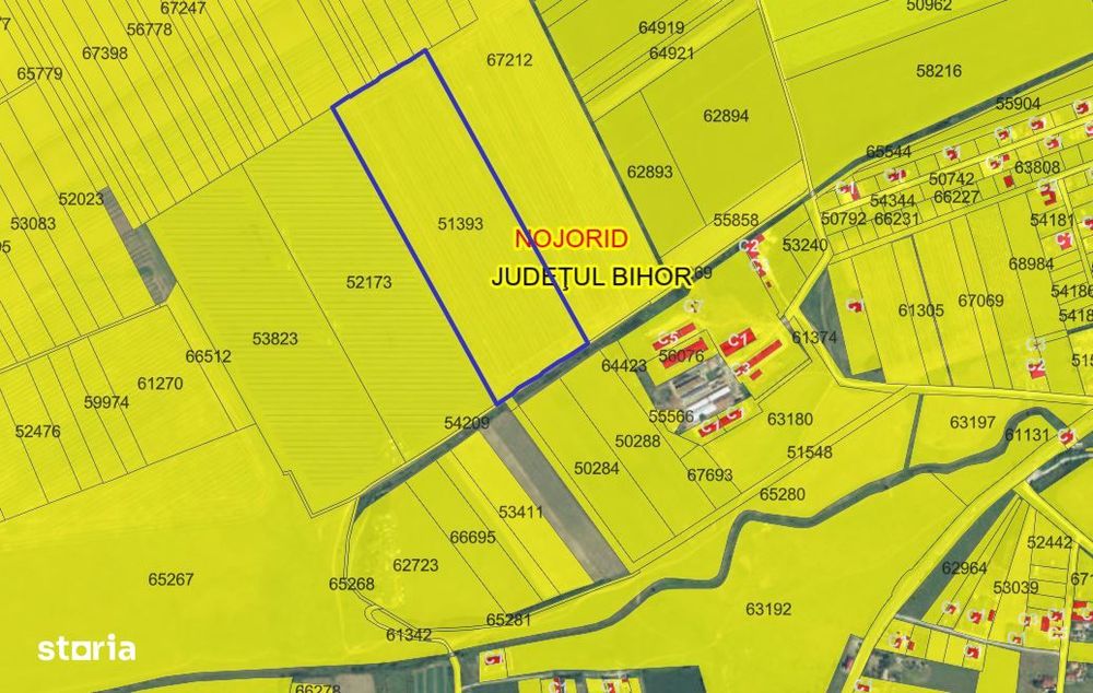 Teren agricol de 65516 mp în Nojorid/ Oradea/ Bihor