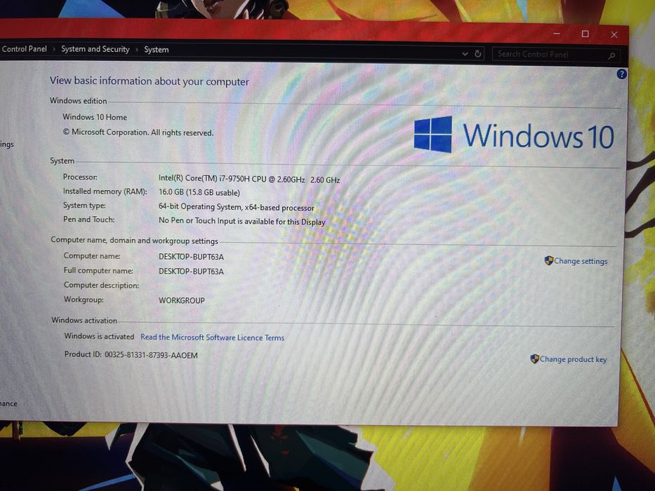 Laptop MSI GF 75 Thin 95C