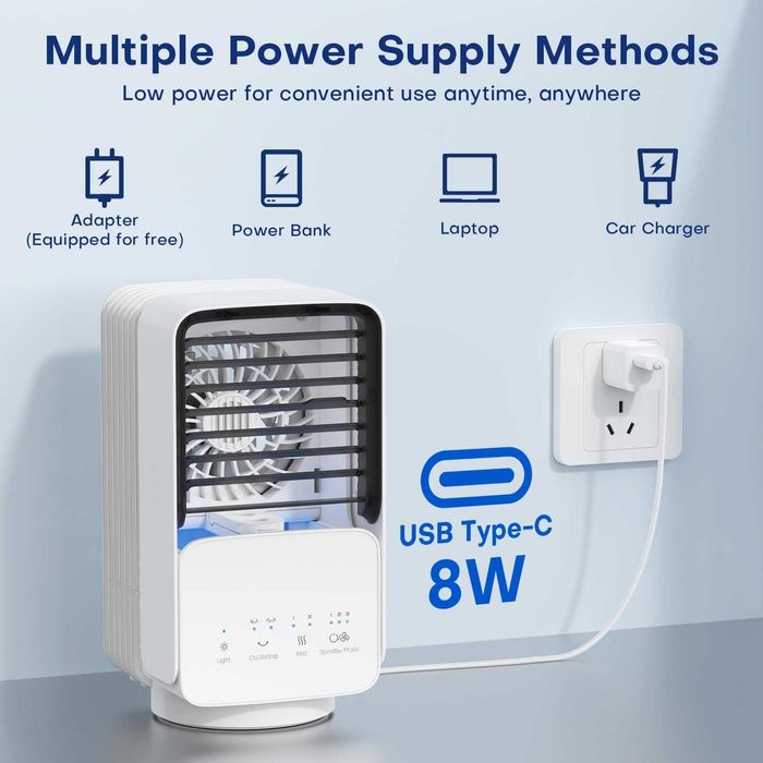 Охладител и овлажняване за въздух 800 мл