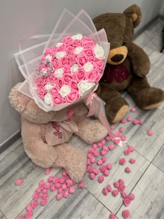 Букет от вечни рози