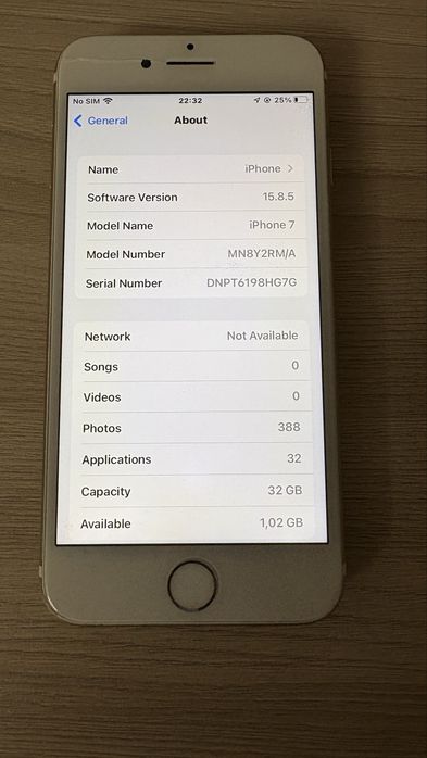 Iphone 7 (золотистый)