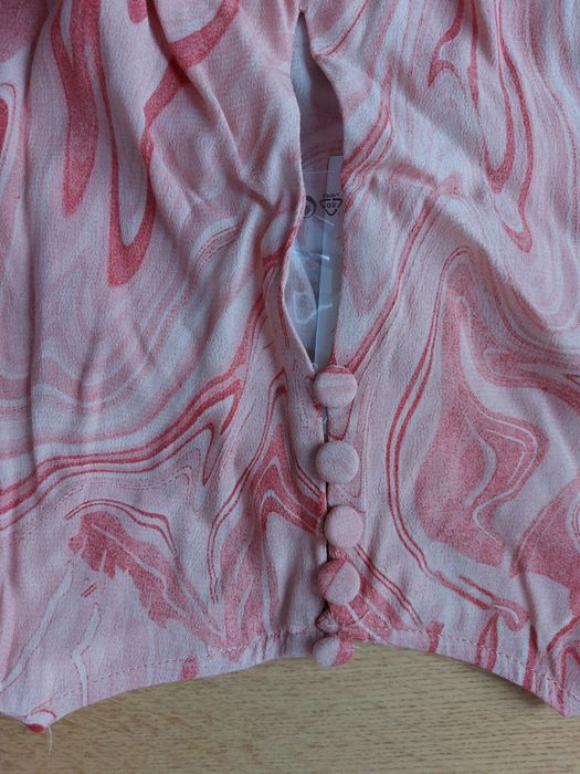 Bluză cu imprimeu marmorat