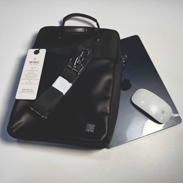 WIWU Vertical Bag — кожаная сумка для ноутбука / MacBook и iPad
