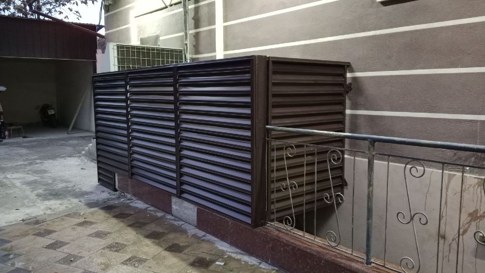 Металлические забор жалюзи-разные толщины из оцинковки долговечный