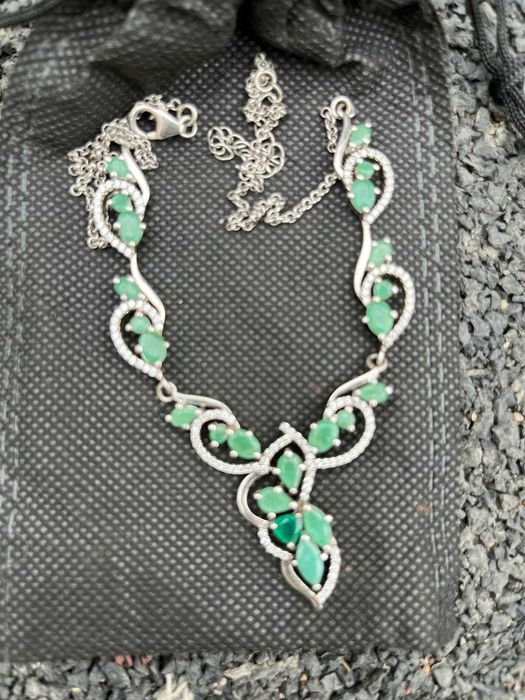 Серебряное колье