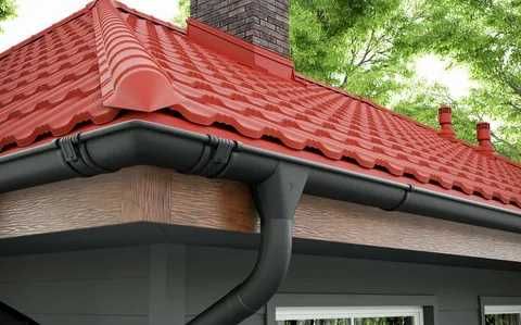 Водосток металл пластик