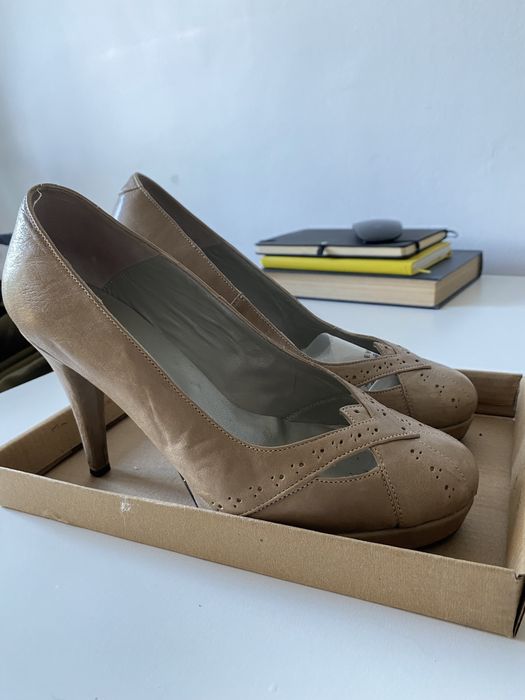 Pantofi dama comart piele