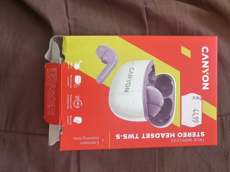 Безжични слушалки Canyon