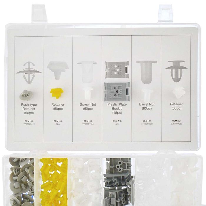 RENAULT комплект щипки за кори тапицерия за автомобил Рено