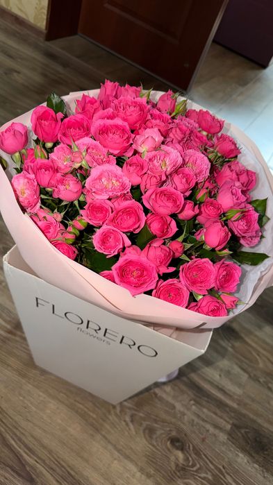 Букет свежих роз