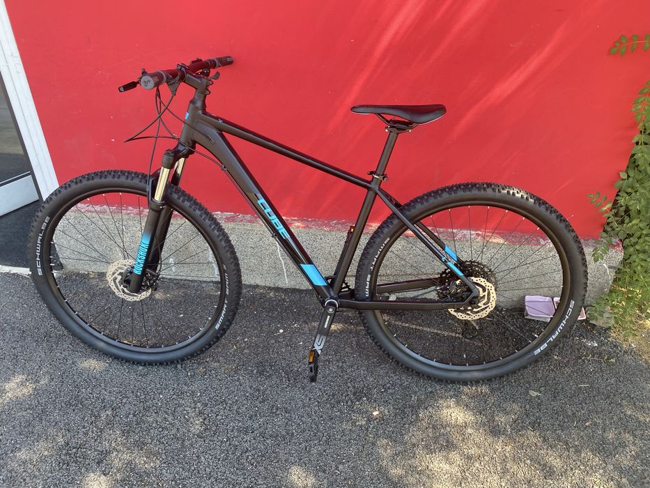 Велосипед 29 CUBE Analog 2021 BLK PETROL