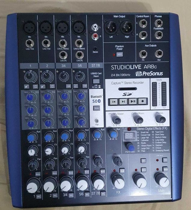 Mixer Presonus Ar 8 c