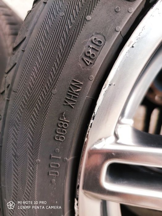 Джанти с гуми за Фолксваген, Ауди,Сеат, Мерцедес 17х5х112 7,5 J