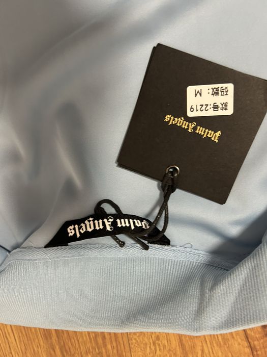 bluza de trening palm angels baby blue albastru deschis noua