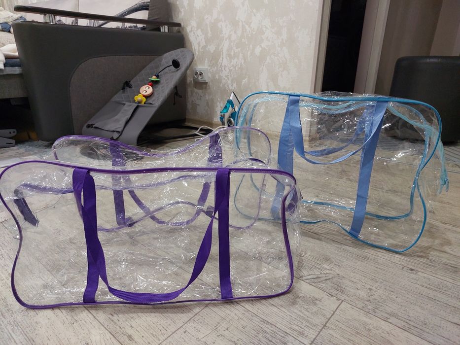 Сумки в роддом прозрачные