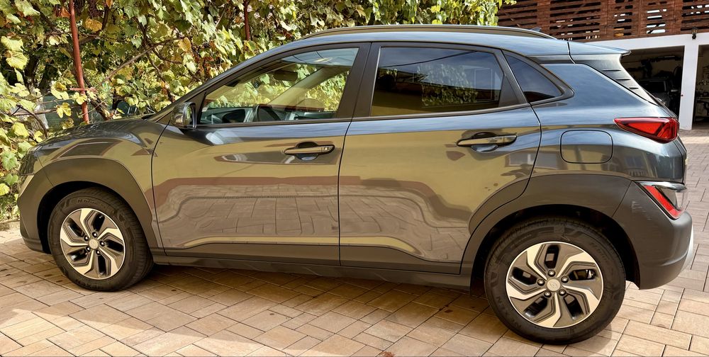 Hyundai Kona Hybrid 1.6 GDi 141 CP, automată DCT, 2021, unic proprietar, service la reprezentanță