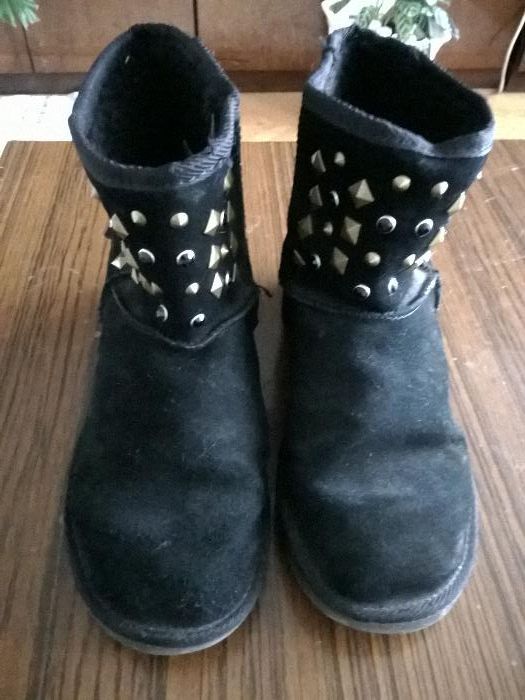 Боти тип UGG естествен велур
