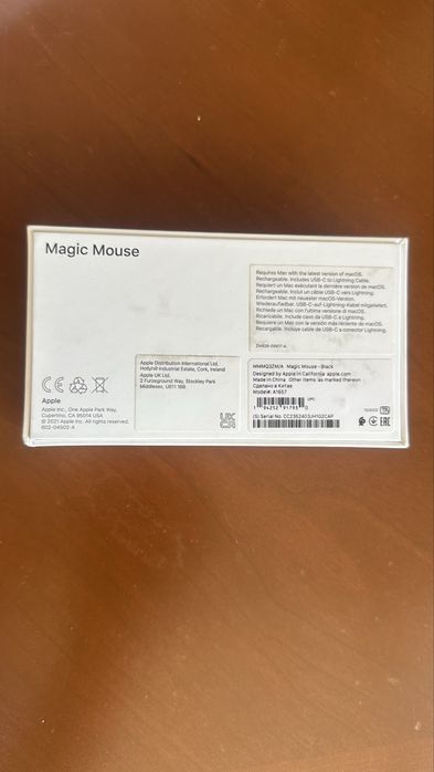 Apple Magic Mouse Black (MMMQ3ZM/A)